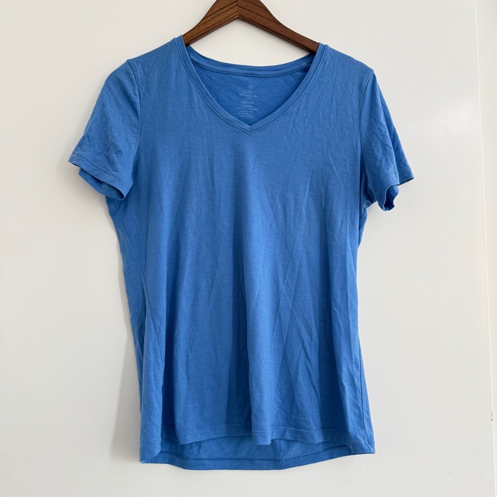 Woolx Junie V neck tee